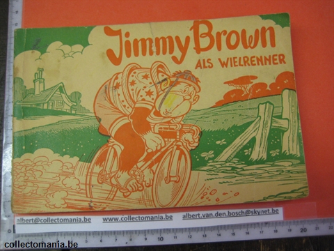 Chromo Trade Card STRIPS Jimmy Brown 